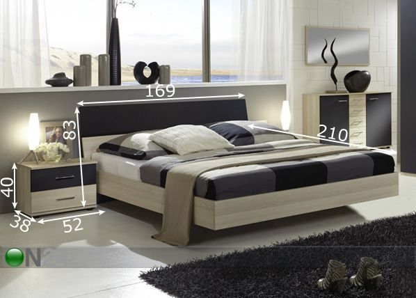 Magamistoakomplekt Savona mõõdud
