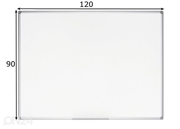 Magnettahvel Bi-office Earth 120x90 cm mõõdud