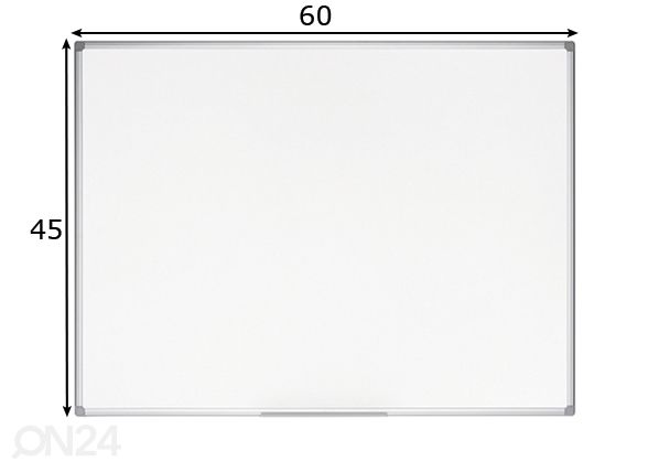Magnettahvel Bi-office Earth 60x45 cm mõõdud