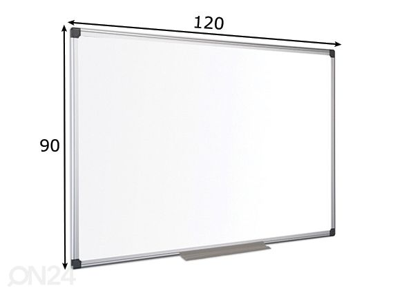 Magnettahvel Bi-office Maya 120x90 cm mõõdud