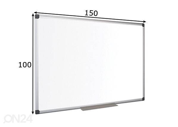Magnettahvel Bi-office Maya 150x100 cm mõõdud