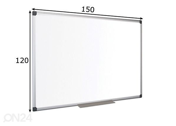 Magnettahvel Bi-office Maya 150x120 cm mõõdud