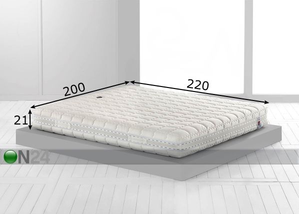 Magniflex anatoomiline madrats Fresh Touch 200x220 cm mõõdud