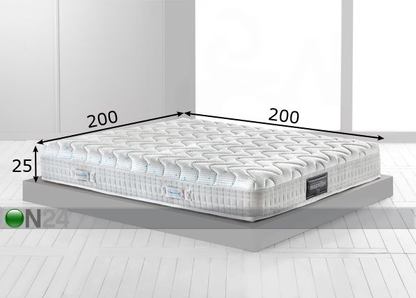 Magniflex anatoomiline madrats Magnistrech 10 200x200 cm mõõdud