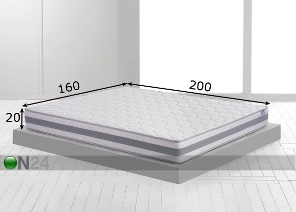 Magniflex ortopeediline madrats Riposo 3D Air 160x200 cm mõõdud