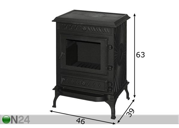 Malmkamin 6 kw