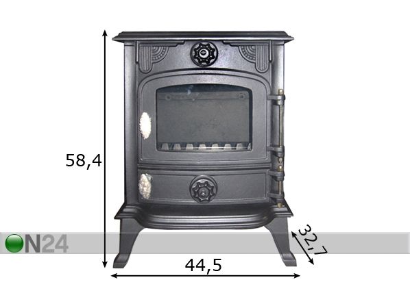 Malmkamin 6 kW mõõdud