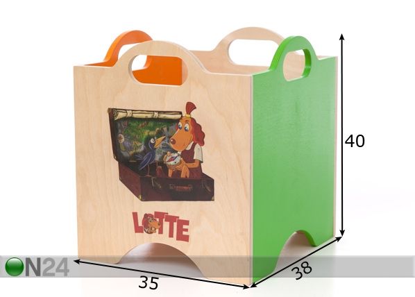 Mänguasjakast Lotte mõõdud