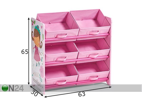 Mänguasjariiul Girly 6 mõõdud