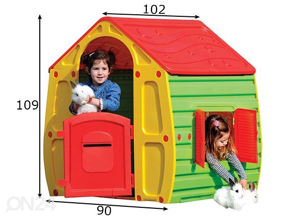 Mängumaja Buddy Toys mõõdud
