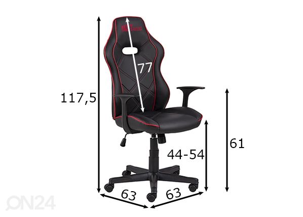 Mänguritool Vayne mõõdud