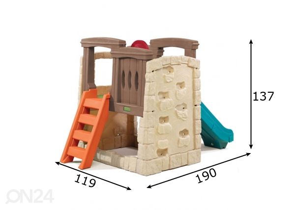 Mänguväljak Step2 mõõdud