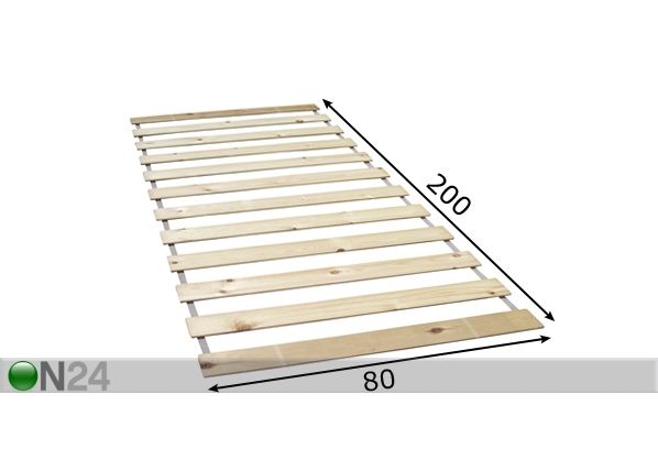 Männipuidust põhjalipid 80x200 cm mõõdud