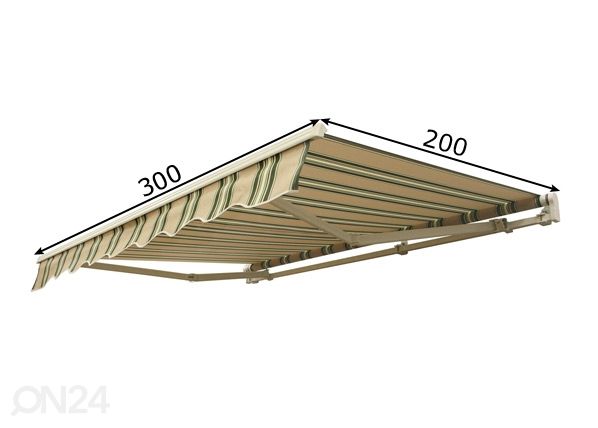 Markiis 3x2 m mõõdud