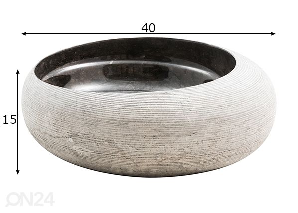 Marmorist valamu mõõdud