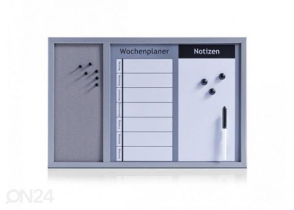 Memotahvel, 3in1, alumiinium-hall