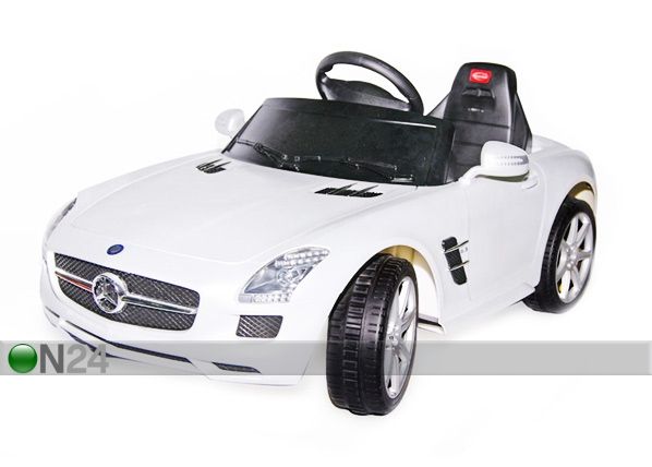 Mercedes-Benz elektriauto valge