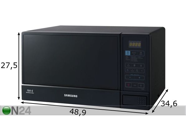 Mikrolaineahi Samsung ME83D1/BAL mõõdud