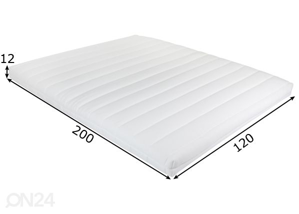 Mini-Softech vedrudega kattemadrats 120x200 cm mõõdud