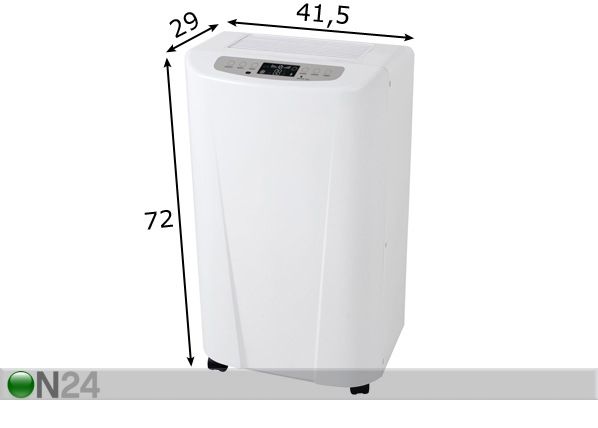 Mobiilne konditsioneer ACP9-4876 mõõdud