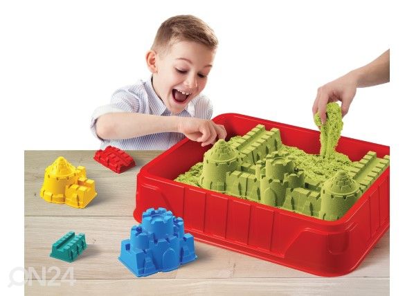 Modelleerimisliiv Lossi komplekt alusega 5 osa Gerardo's Toys Secret Sand 750 g