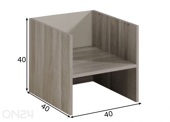 Moodulriiul Easy Dress 40 cm mõõdud