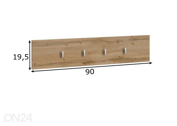 Nagilatt Hola 90 cm mõõdud