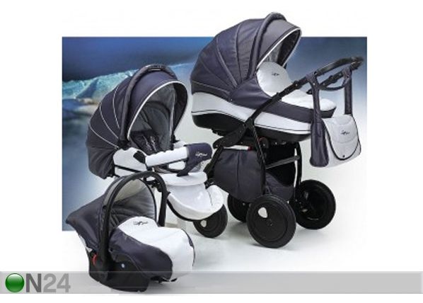 Nahast vanker-käru Tutis Zippy Silver Plus