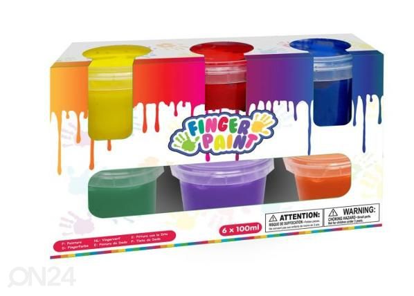 Näpuvärvide komplekt Kid's Dough 6 x 100 ml