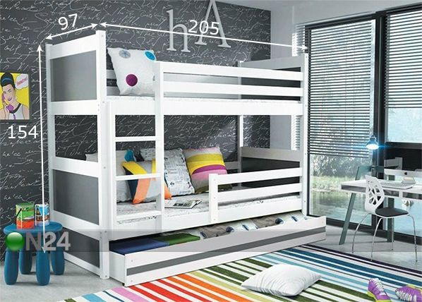 Narivoodi komplekt 90x200 cm mõõdud