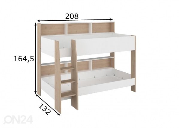 Narivoodi Shelter 90x200 cm mõõdud
