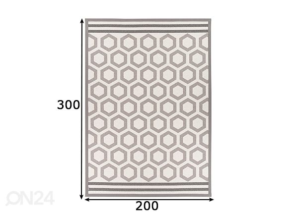 Narma newWeave® bukleevaip Oore beige 200x300 cm mõõdud
