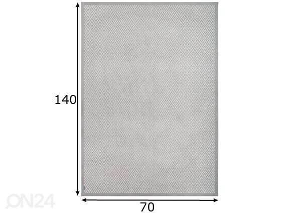 Narma smartWeave® TWIN vaip Püha beige 70x140 cm mõõdud
