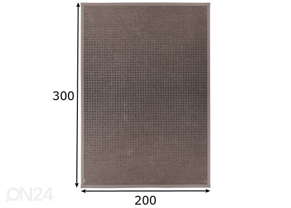 Narma smartWeave® vaip Helme linen 200x300 cm mõõdud