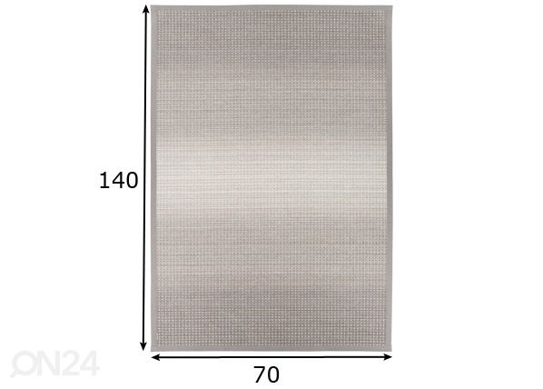 Narma smartWeave® vaip Moka linen 70x140 cm mõõdud