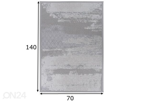 Narma smartWeave® vaip Nehatu silver 70x140 cm mõõdud