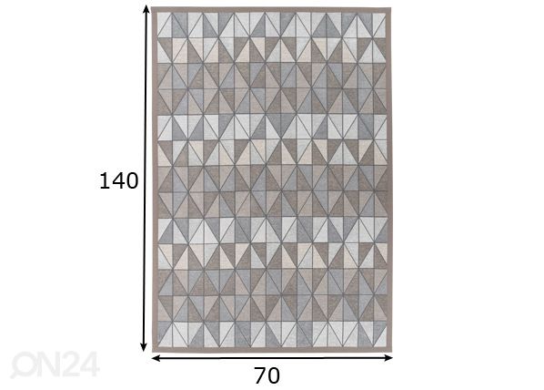 Narma smartWeave® vaip Treski linen 70x140 cm mõõdud