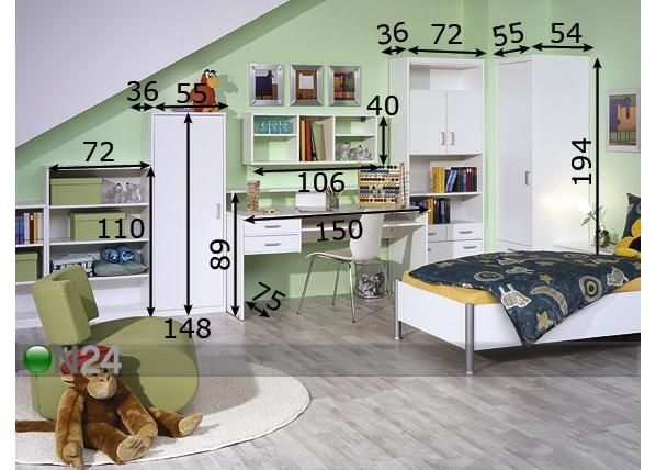 Noortetoakomplekt Soft Plus mõõdud