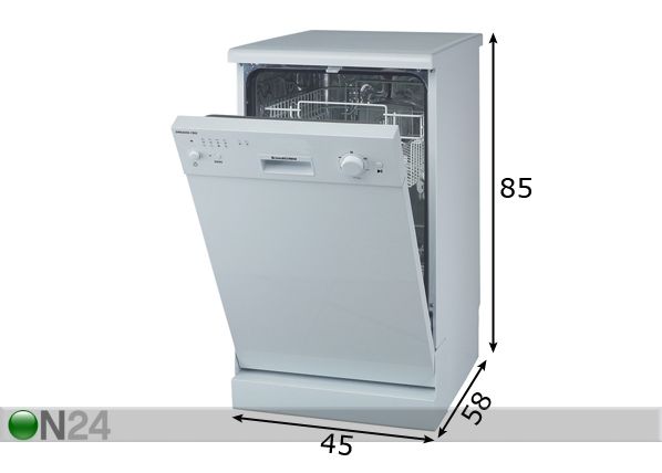 Nõudepesumasin Schaub Lorenz 45 cm mõõdud