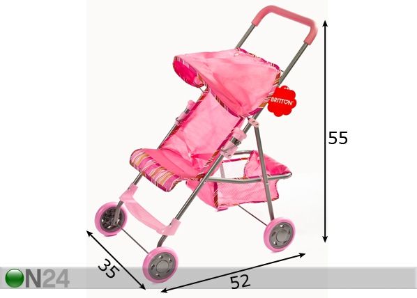 Nukukäru Britton Scooter mõõdud