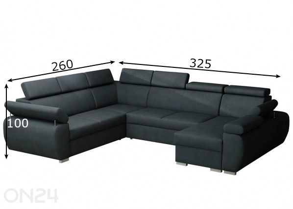 Nurgadiivanvoodi mõõdud