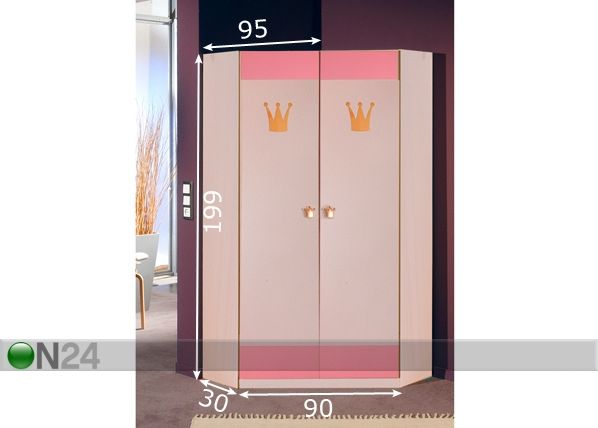 Nurgariidekapp Cindy mõõdud