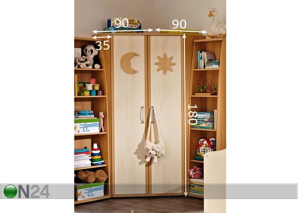Nurgariidekapp Darling mõõdud