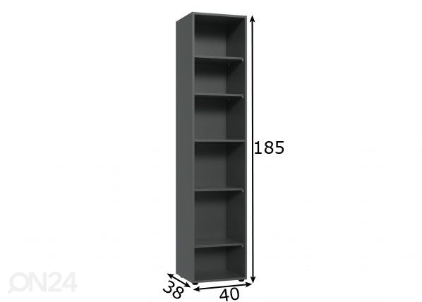 Nurgariiul MRK 483 40 cm mõõdud