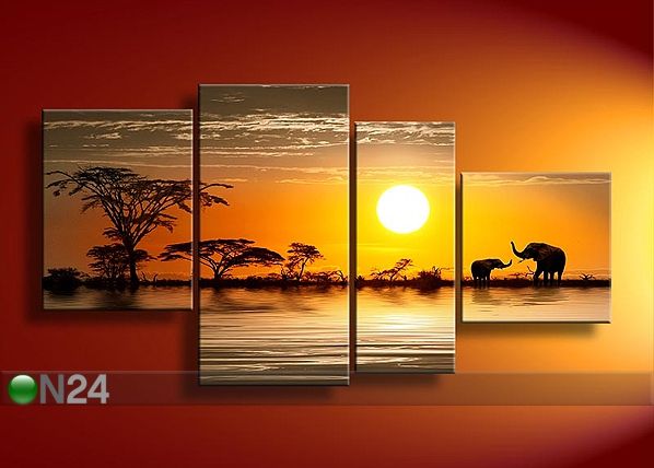Õlimaal lõuendil Africa 80x160 cm