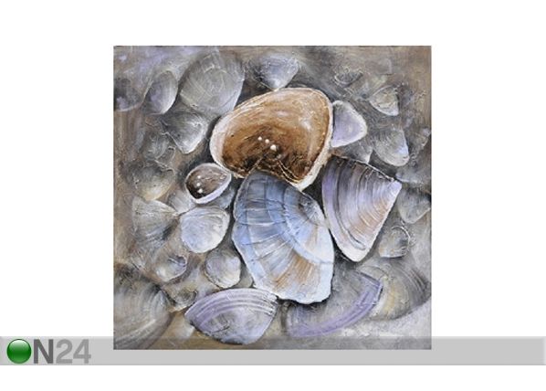 Õlimaal lõuendil Clam 50x50 cm