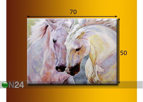 Õlimaal lõuendil Friends 50x70 cm mõõdud
