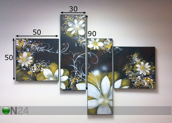Õlimaal lõuendil Sparks 110x170 cm