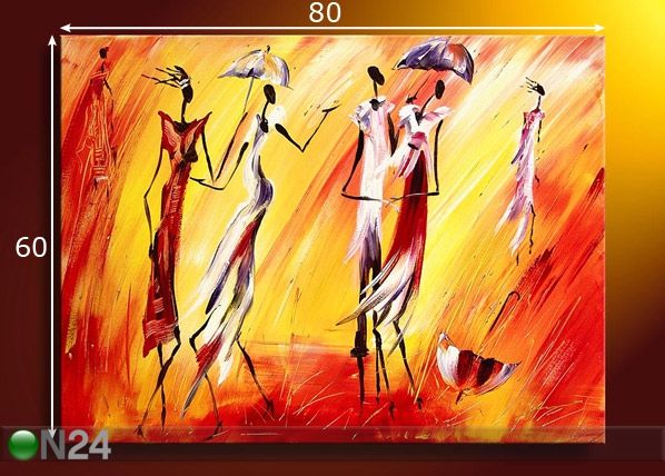 Õlimaal lõuendil Tants 60x80 cm mõõdud