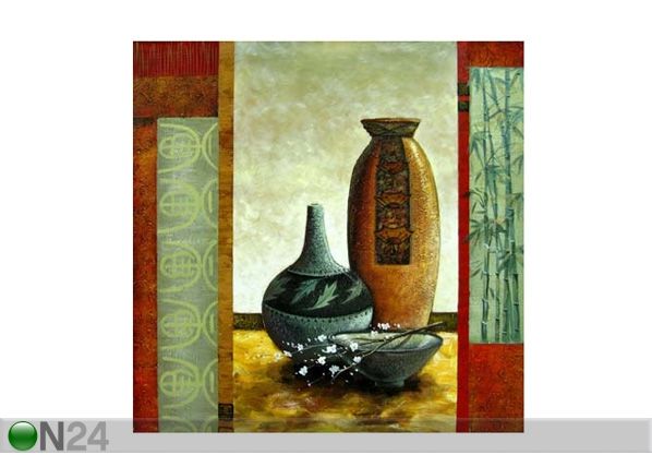 Õlimaal lõuendil Vaasid 2 50x50 cm
